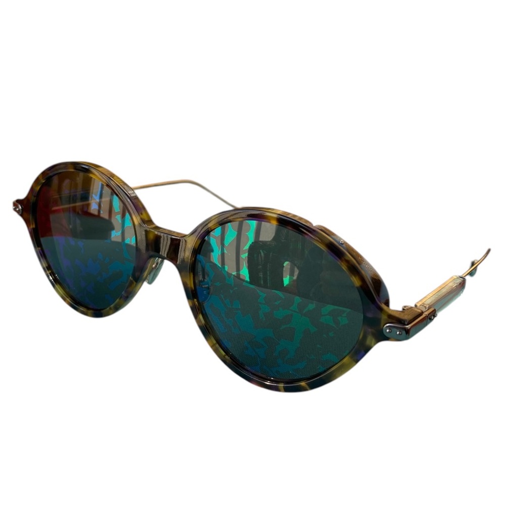 Christian Dior Umbrage Tortoise Shell Sunglasses Foliage Printed Lens